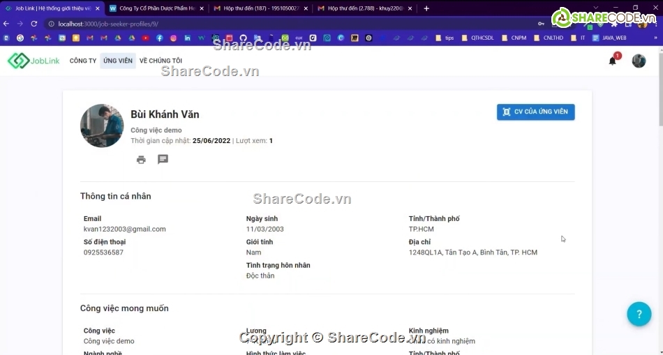 tuyển dụng,Website Website tuyển dụng,đồ án,fullbaocao